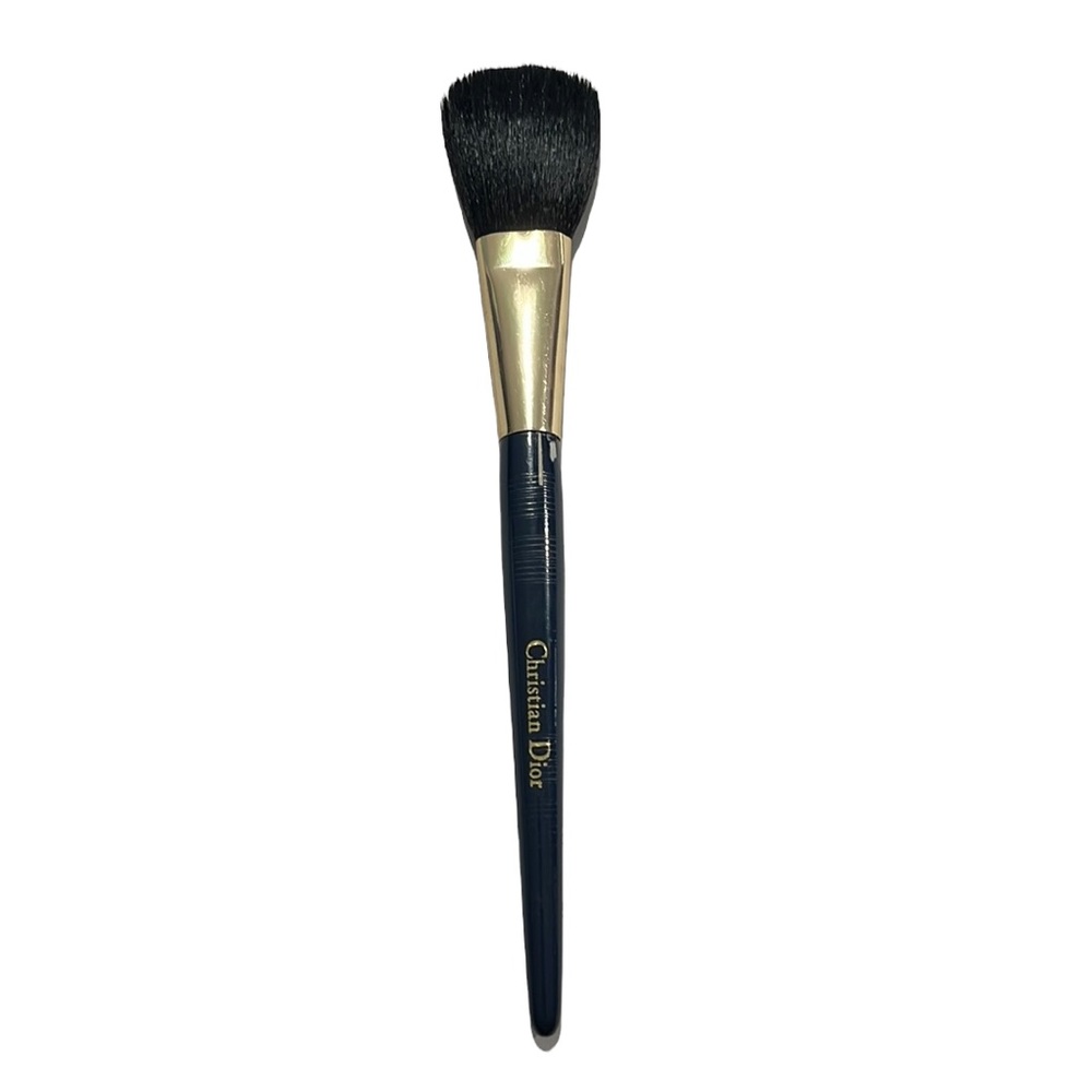 Christian Dior Artist Makeup Powder Brush Blue Handle Gold letters 2002 Vtg - Picture 5 of 5